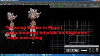 Texturing Basics in Maya | maya texturing tutorials for beginners | maya unwraping