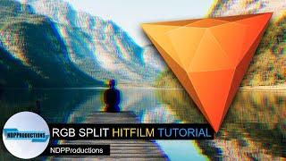 Create an RGB SPLIT effect (CHROMATIC ABERRATION) for FREE | Hitfilm Express Tutorial