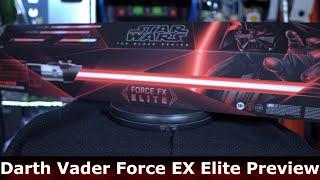 Hasbro's Darth Vader Black Series Force FX Elite Lightsaber Preview