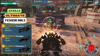 23 Kills With ULTIMATE FENRIR MK3 - Unstoppable Living Legends || War Robots Gameplay