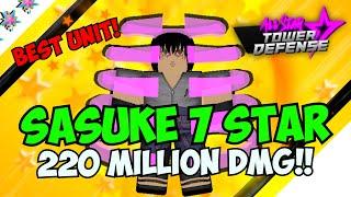 New Sasuke 7 Star is INSANE! 220 MILLION DMG?! HYBRID?! (Astd Showcase)