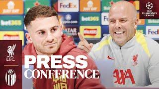 UEFA Champions League Press Conference: Liverpool vs Bologna | Arne Slot & Alexis Mac Allister