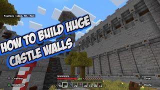 How to make Huge  Castle Walls