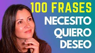 100 Frases Comunes para Expresar Deseos y Necesidades en Inglés