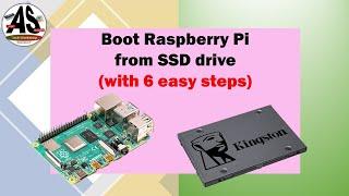 Boot Raspberry Pi 4 from SSD drive with 6 easy steps | Best for always on server & long term setup