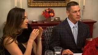 The first formal family dinner at Nikki and John's house turns tense on Total Bellas, on WWE Network