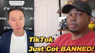 TikTok Just Got Banned - Reaction!