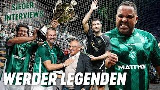 "Wieder einen Pokal gewonnen!" | Angelos Charisteas & Werder Legenden dominieren Hallenturnier | SVW