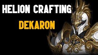 Ultimate Helion Crafting Guide for Dekaron - Armor and Weapons