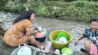 makan bersama||bik tengah jumpa kawan lama di parit