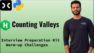 Counting Valleys | HackerRank | Interview Preparation Kit