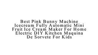 Pink Bunny Machine Icecream