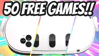 Hey You!! Here's 50 FREE GAMES for your Quest 2, 3 & 3S