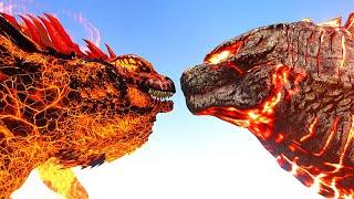 THERMONUCLEAR GOJIRAN vs. ALL GODZILLA ERAS | ARK Kaiju Battle 