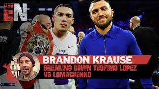 Brandon Krause Breaking Down Teofimo Lopez vs Lomachenko | EsNews Boxing