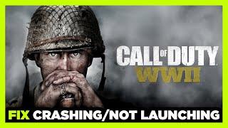 How to FIX Call Of Duty: WW2 Crashing / Not Launching!