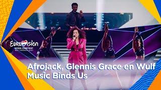Intervalact Afrojack, Wulf en Glennis Grace - Music Binds Us | Grand Final | Eurovision 2021