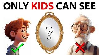 Only Kids Can See Something In This Mirror 