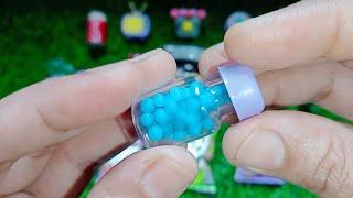 mini bottle candy,chocolate unboxing video l ASMR satisfying 