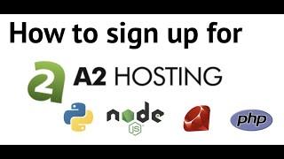 [Tutorial] How to build websites with A2 Shared Hosting Part 1: Signing up