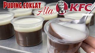 Puding Coklat Fla Vanila Ala KFC