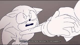 "Knuckles dropped Sonic" Short Funny Sonic The Hedgehog Animatic