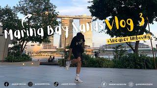 MARINA BAY SANDS + SNEAKER UNBOXING | SINGAPORE VLOG 3