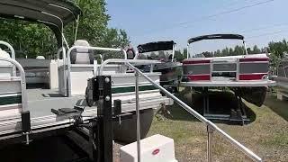 Used 2002 Princecraft Sportfisher 22 Pontoon Boat For Sale in Birchwood, WI