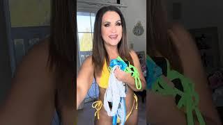 4k BIKINI Try On HAUL!  Mature TRY ON! 40+ Mom Bod