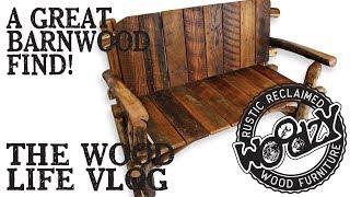 A great Barnwood find. Building rustic furniture and more.