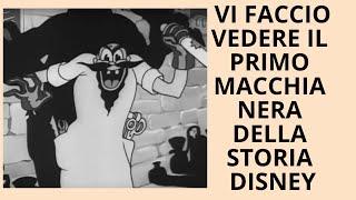 PRIMA APPARIZIONE DI MACCHIA NERA, il super cattivo Disney di Topolino