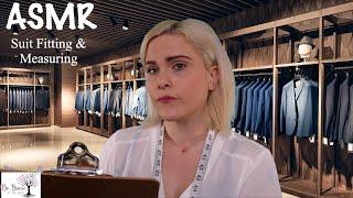 A Relaxing ASMR Tailor Suit Fitting, Measuring & Try On