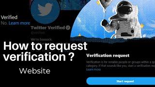 How to request verification on twitter ? Blue badge tick️ Website Twitter 2021 Twitter verification