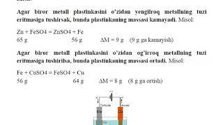 Kimyo DTM yechimlari