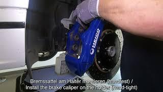 HEICO SPORTIV - Installation of a High-performance sports brake system