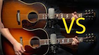 New vs Vintage Gibson Southern Jumbo: 1940's vs 2010's Acoustic Guitar Comparison