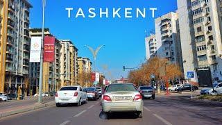 Tashkent 4K - Driving Downtown - Skyscraper District UZB