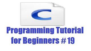 C Programming for Beginners 19 - Multi-dimensional Arrays in C