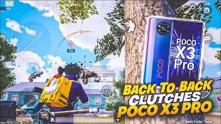 Poco X3 PRO Back To Back Clutch in BGMI 3.5  SMOOTH + 60 Fps Poco X3 Pro BGMI TEST 2025 | FPS Test