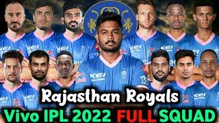 Vivo IPL 2022 | Rajasthan Royals Team Full Squad | RR Full Squad 2022 | RR Team Players List 2022