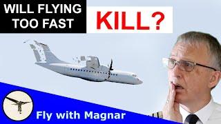 Will flying too fast always kill you? The case of Japan Air Commuter flight 3763