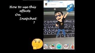 Real life snapchat filters || How to use?by techonly