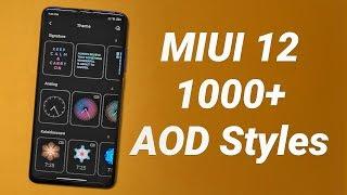MIUI 12 Always on Display with Themes | Download & Review