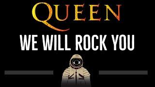 Queen • We Will Rock You (CC)  [Karaoke] [Instrumental Lyrics]