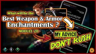 Weapon & Armor Enchantment Changes / Hold on, no need to rush.