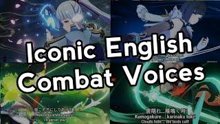 Genshin 5 Star Iconic English Combat Voicelines