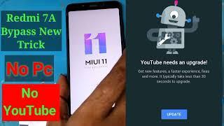 Redmi 7A Frp bypass YouTube Update #Redmi7a #Unlock #YouTubeupdate #Newtricks #Trending