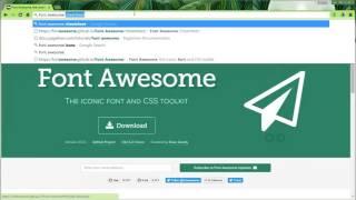 How to use Font Awesome With Photoshop