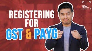Registering GST & PAYG - Website WALKTHROUGH