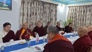 The Nyingma master dinner gathering organizer by H.H Shechen Rabjam Rinpoche at shechen 12-01-2024